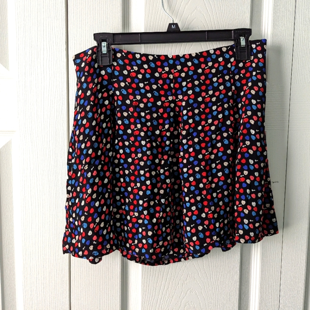 H&M Lock and Keys Multicolor Skirt Size 12